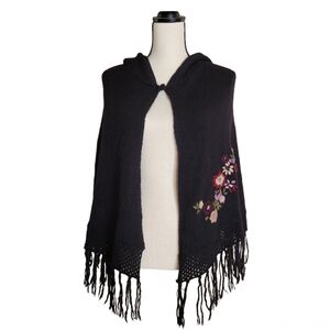 Forever 21 Hooded Sweater Poncho